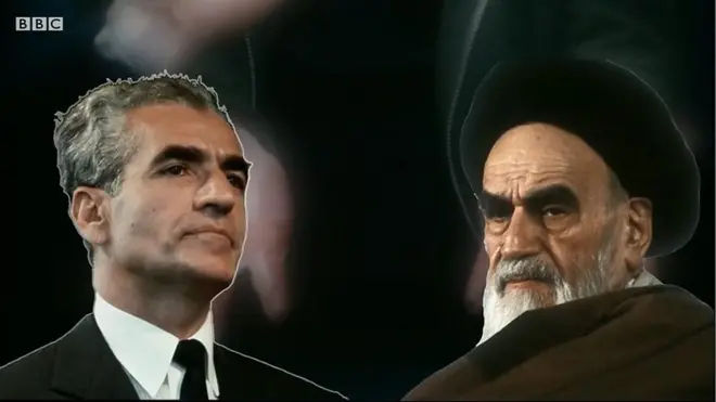 พระเจ้าชาห์ และโคไมนี