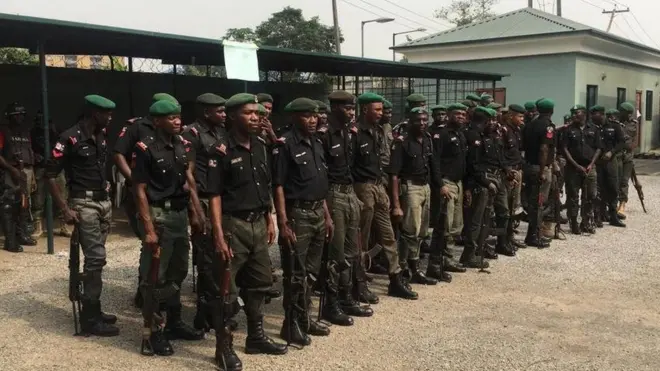 Some Nigeria police officers