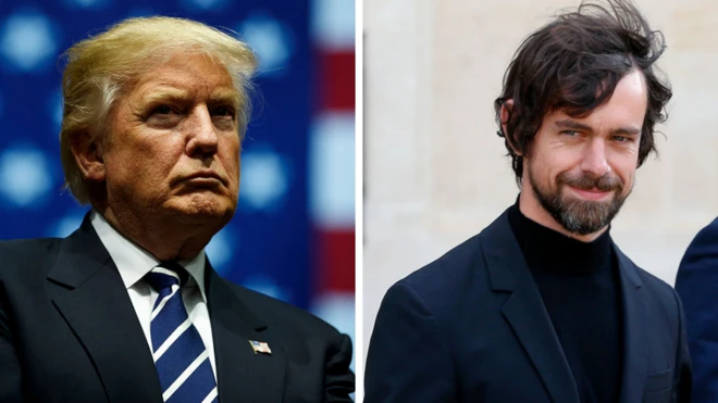 Donald Trump ve Jack Dorsey