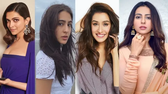 Bidix ilaa midig: Deepika Padukone, Sara Ali Khan, Shradhha Kapoor iyo Rakul Preet Singh