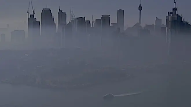 Сидней в дыму