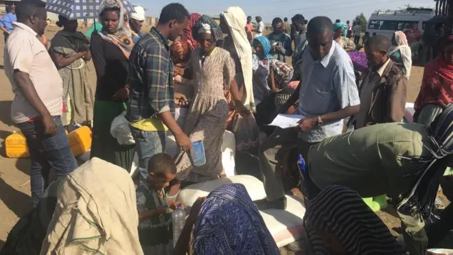 የማዕከላዊ ጎንደር ዞን ተፈናቃዮች