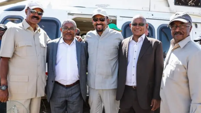 Bitaa gara mirgaatti - Isaayyaas Afawarqii, Gadduu Andaargaachaw, Abiy Ahimad, Dabratsiyoon G/Mikaa'el