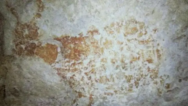 ఇండోనేసియా గుహలో బయటపడ్డ పురాతన చిత్రాలు