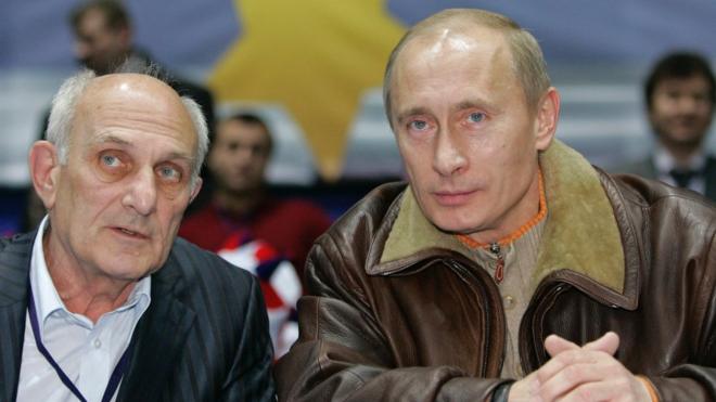 Владимир Путин и Анатолий Рахлин в 2007 году