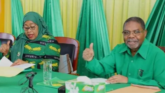 Kikao cha mchujo wa awali wa wagombea kilifanyika Zanzibar wiki ilopita chini ya Makamu Mwenyekiti wa CCM Dkt Ali Mohammed Shein(Kulia)