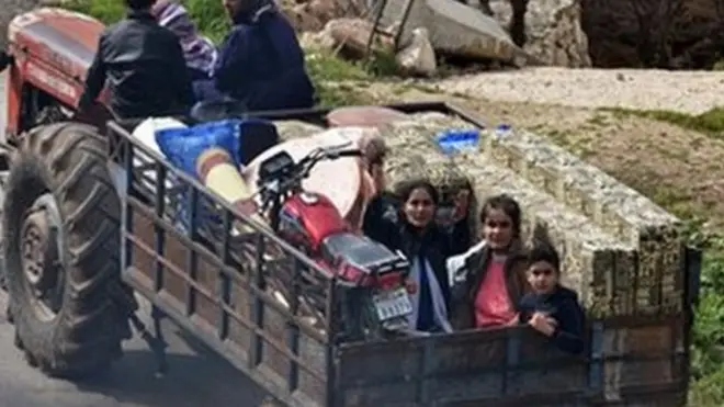 لا يعرف بالضبط عدد الفارين من عفرين بسبب غياب منظمات الاغاثة عن المنطقة