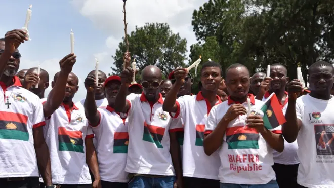 Ahụbeghị onye ndu Ipob kamgbe ọnwa Seputemba afọ 2017 ndị agaha Naịjirịa wakporo ụlọ ya.