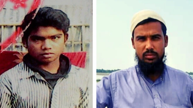 मृतक प्रकाश दास और नबीउल हसन