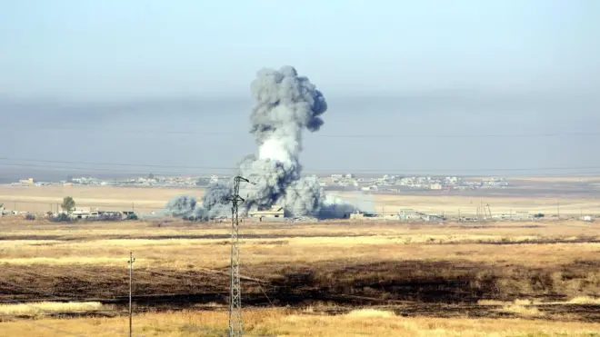 Атаки боевиков были отбиты при поддержке авиации коалиционных сил