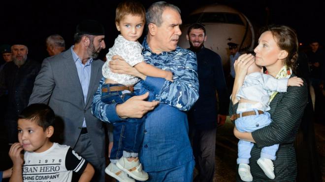 Возвращение сирийских детей в Москву
