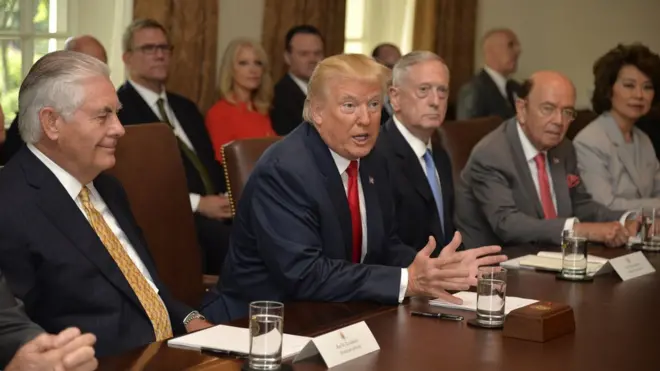 نیویارک ټایمز، د افغانستان او سیمې په اړه د ډونلډ ټرمپ په اداره کې د نظر اختلافونه شته