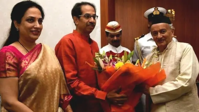 గవర్నర్‌ను కలిసిన ఠాక్రే