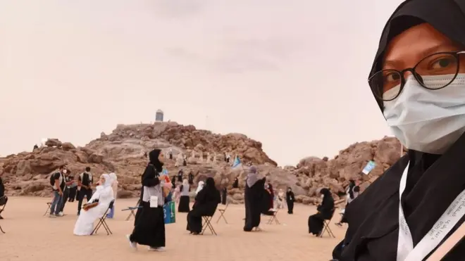 Irma Tazkiyya di Padang Arafah Kamis (30/07).