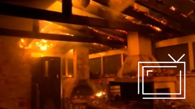 Пожары в Греции