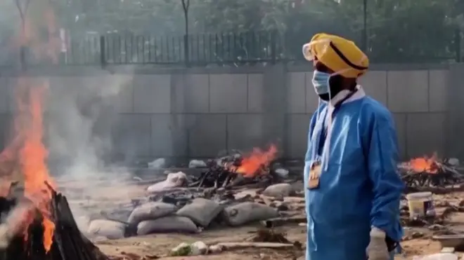 Trabajador de un crematorio