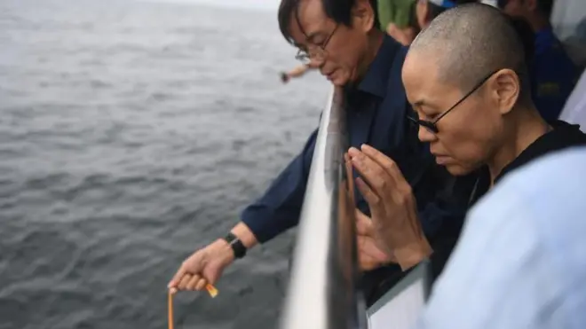 Liu Xiaobo's ashes were scattered in the Yellow Sea, his brother said