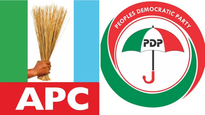 In compliance wit INEC directive di two leading political parties APC and PDP for dia make or mar primaries