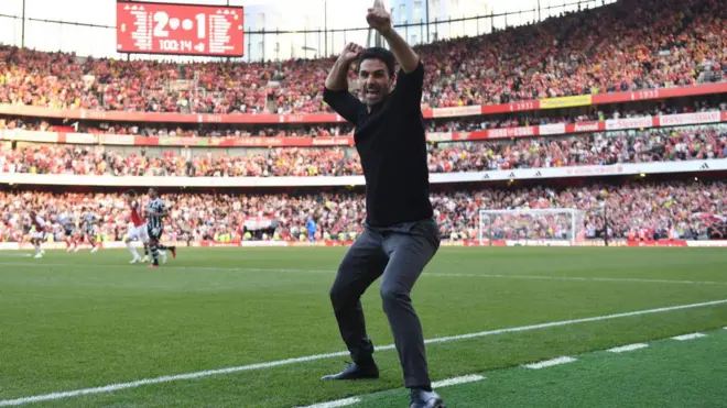 میکل آرتتا سرمربی آرسنال