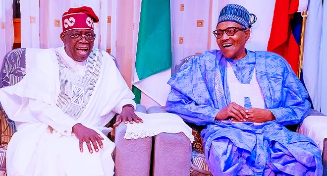 Aworan Buhari ati Tinubu