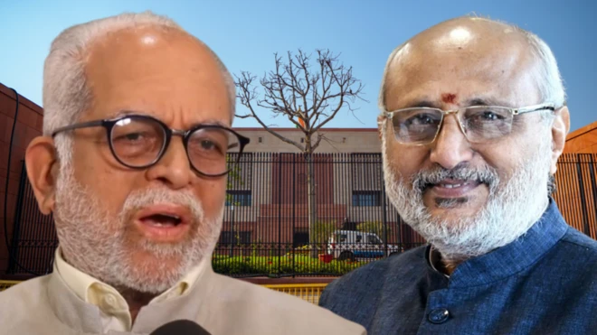 ఉపరాష్ట్రపతి ఎన్నిక, జస్టిస్ సుదర్శన్ రెడ్డి, రాధాకృష్ణన్, ఎన్డీయే కూటమి, కాంగ్రెస్