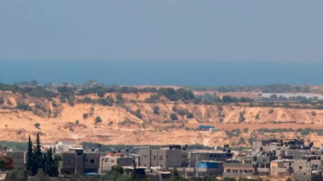 Nir Am is just 2km from Gaza