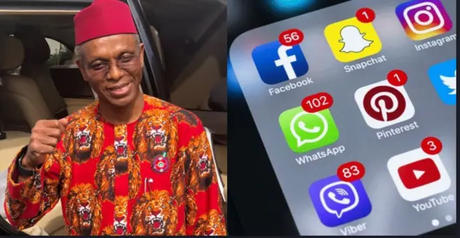 Nasir El-Rufai na soshal midia