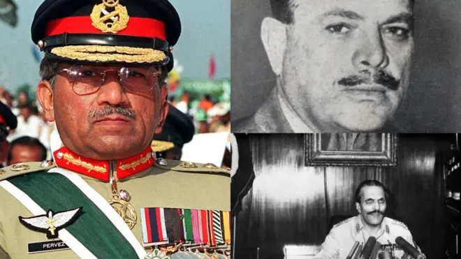 পাকিস্তানে তিনবার সামরিক অভ্যুত্থান হয়।