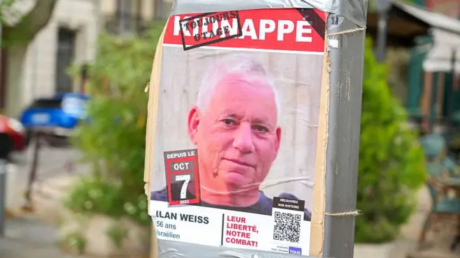 Плакат с фотографией Илана Вайса