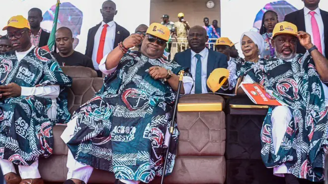 Gomina SAeyi Makinde ti ipinlẹ Oyo, Ademola Adeleke ni Osun ati eekan ọmọ ẹgbẹ oselu PDP miran