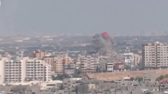 Aworan agbegbe kan ni Gaza