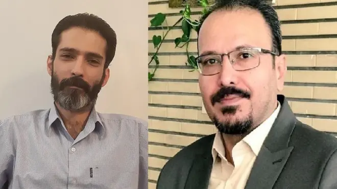 احمدرضا حائری (راست)، امیرسالار داودی 