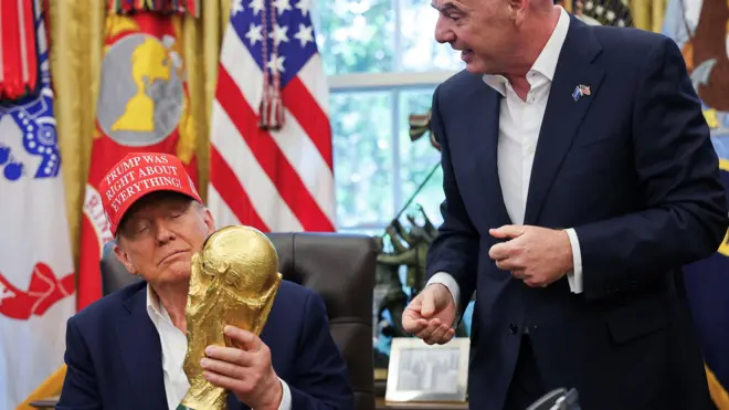 Donald Trump ateruye igihembo cy'igikombe cy'isi 