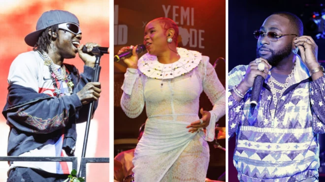 Rema, Yemi Alade and Davido