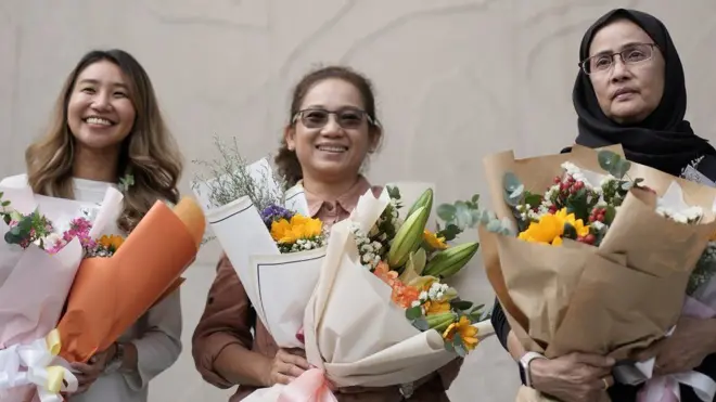 အမှုနိုင်လိုက်တဲ့ အမျိုးသမီး သုံးဦး