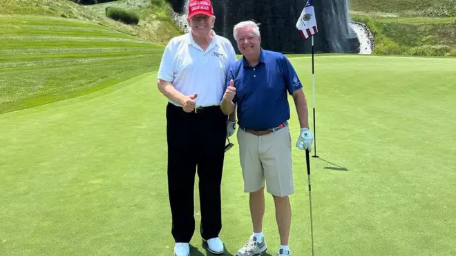 Дональд Трамп і Ліндсі Грем