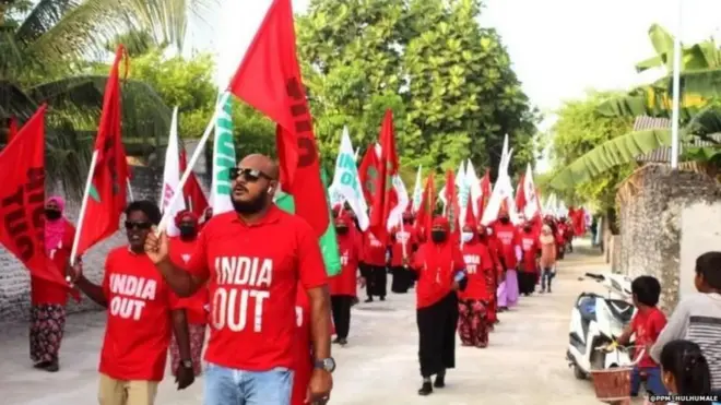 ఇండియా అవుట్ ప్రచారం