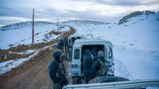 قوات إسرائيلية في جبل الشيخ