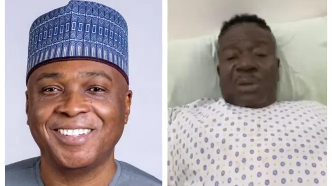 Aworan Bukola Saraki ati Mr Ibu