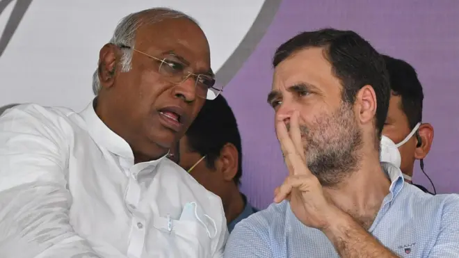 राहुल गांधी, मल्लिकार्जुन खर्गे