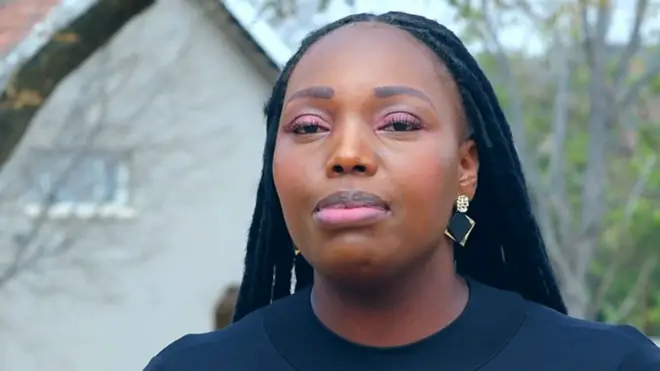 A head and shoulders shot of the leader of Operation Dudula.