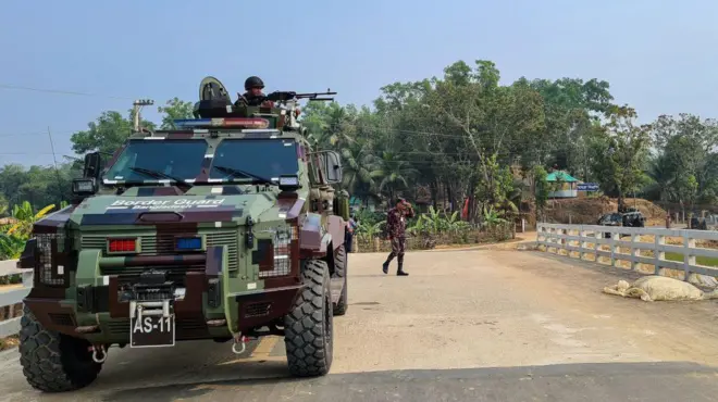 ঘুমধুম-তমব্রু সীমান্ত এলাকা