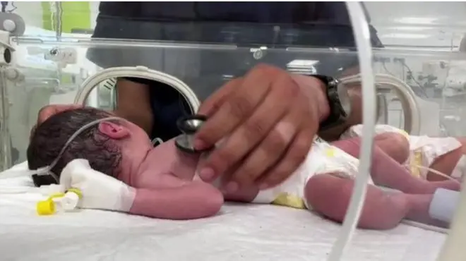 Aworan ọmọ tuntun ni Rafah