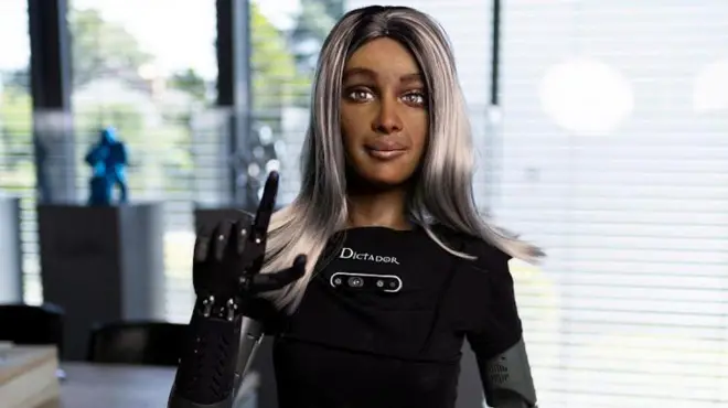 Company appoint female AI robot as 'experimental' CEO