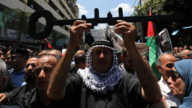 مظاهرات في رام الله 