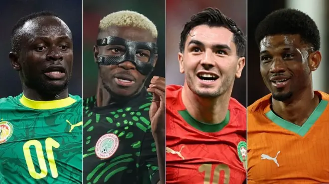 Mane, Osimhen, Diaz, Amad