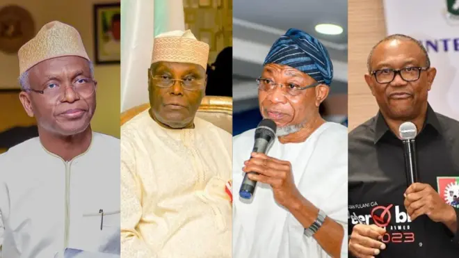 Peter Obi, Rauf Aregbesola, Atiku Abubakar, Nasir El-Rufa'i