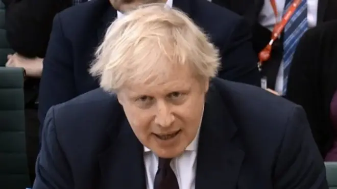 Boris Johnson was speaking tot he Foreign Affairs committee