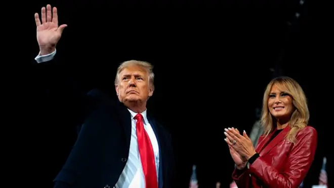 گردهمایی ترامپ در جورجیا در حمایت از نامزدهای جمهوریخواه سنا