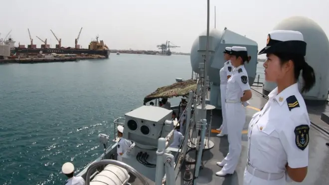 The Chinese navy has visited Djibouti previously, with a ship docking at the tiny African nation port in 2015